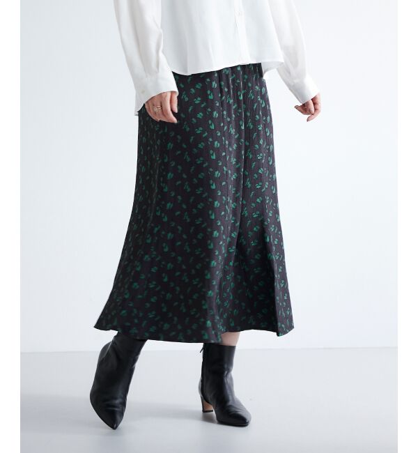 le.coeur blanc「フラワージャガードマーメイドスカート」|スカート|