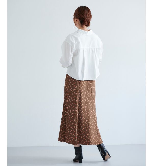 le.coeur blanc「フラワージャガードマーメイドスカート」|スカート|
