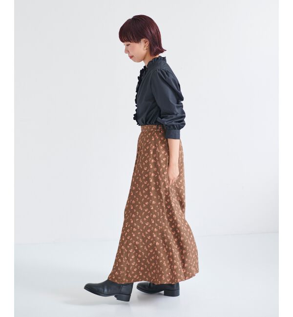le.coeur blanc「フラワージャガードマーメイドスカート」|スカート|