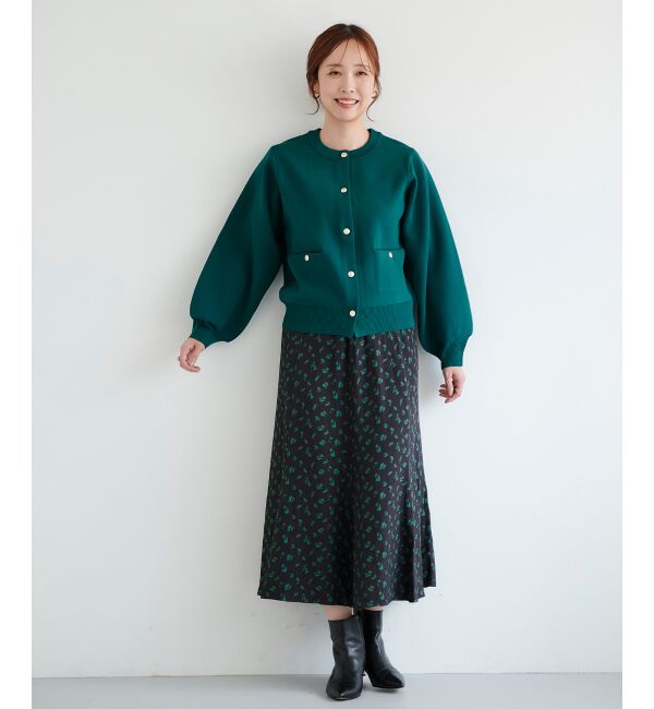 le.coeur blanc「フラワージャガードマーメイドスカート」|スカート|