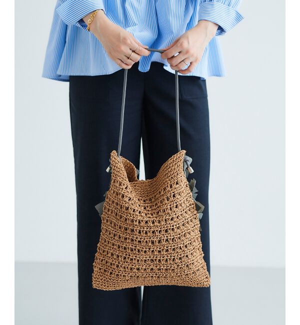 le.coeur blanc「ペーパーリボンショルダー」|ショルダー・メッセンジャー|