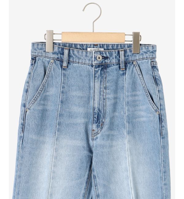  「センターシームストレートデニムパンツ」|デニム|