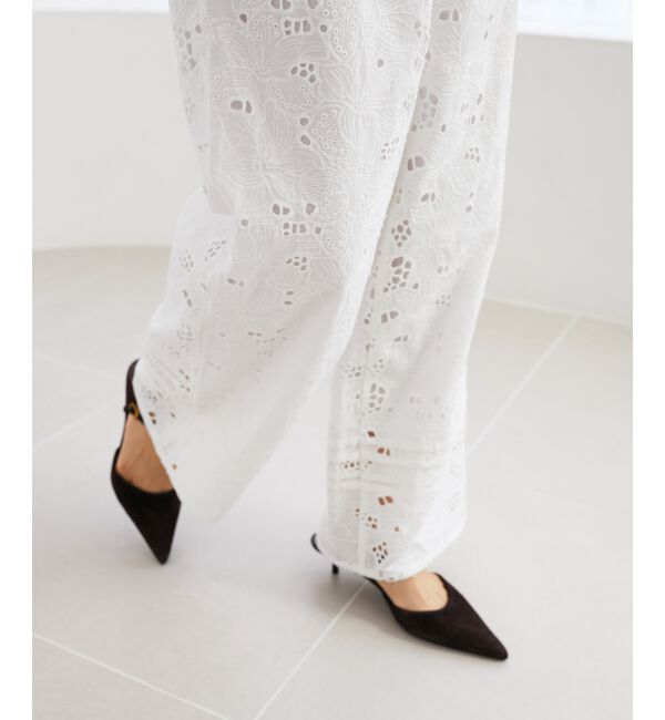  「《手洗い可能》カットワークレースパンツ」|その他|