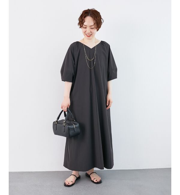  「《接触冷感》ナイロンストレッチ2WAYワンピース」|ワンピース|