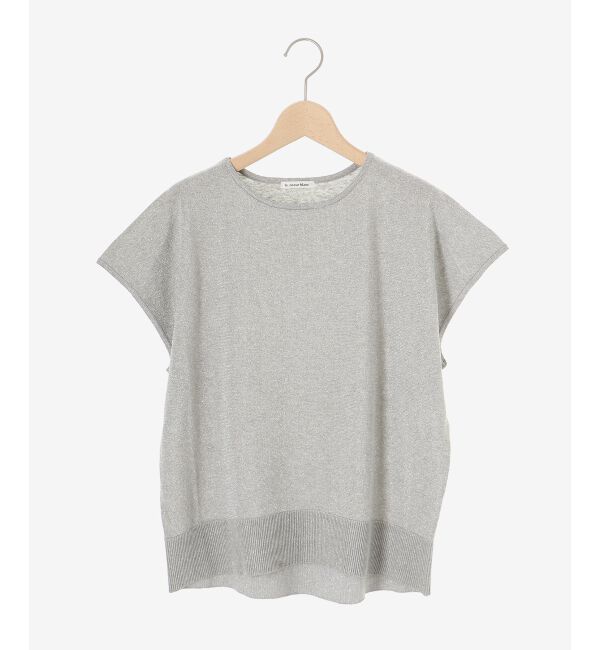  「《手洗い可能》フレンチスリーブラメニット」|ニット・セーター|