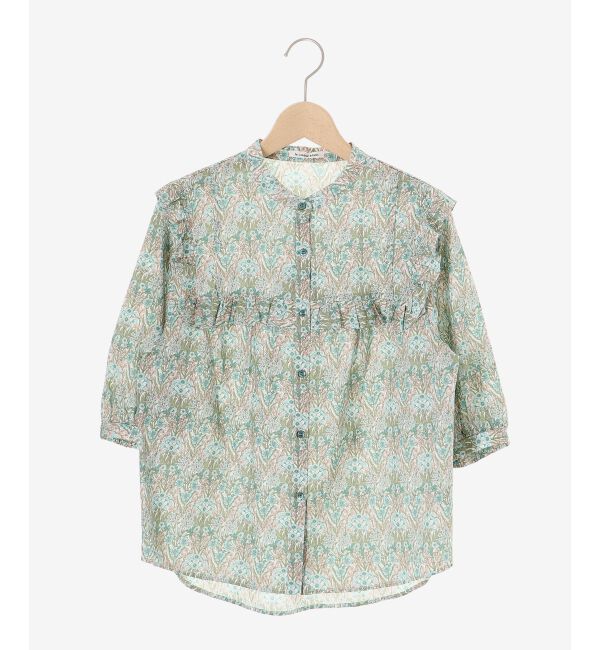  「リバティアソートフリルブラウス」|シャツ・ブラウス|