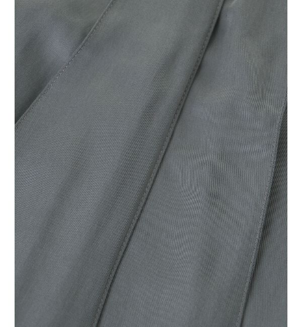  「《手洗い可能》フィブリルサテンパネルプリーツスカート」|スカート|