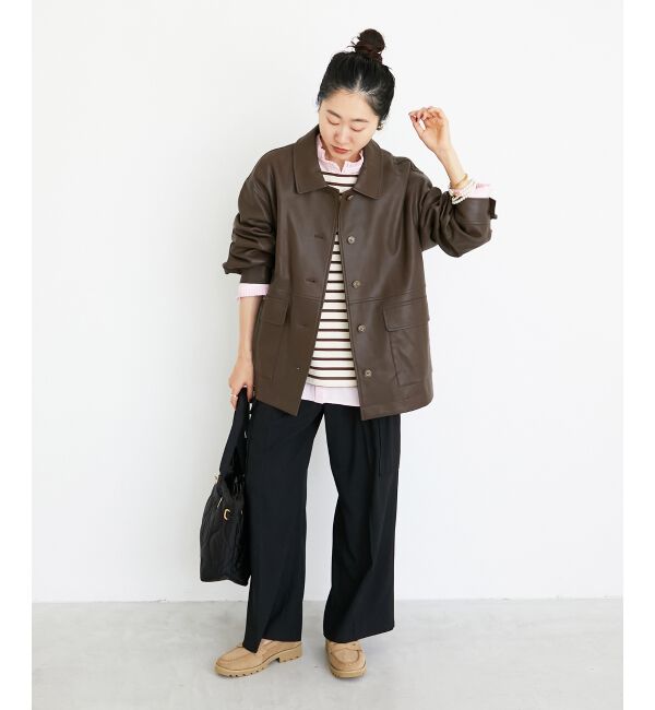  「プリーツカラーシャツ」|シャツ・ブラウス|