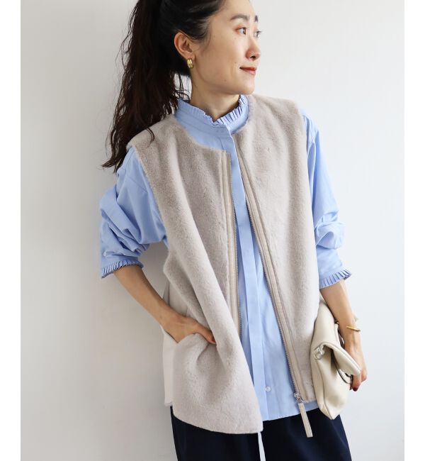  「プリーツカラーシャツ」|シャツ・ブラウス|