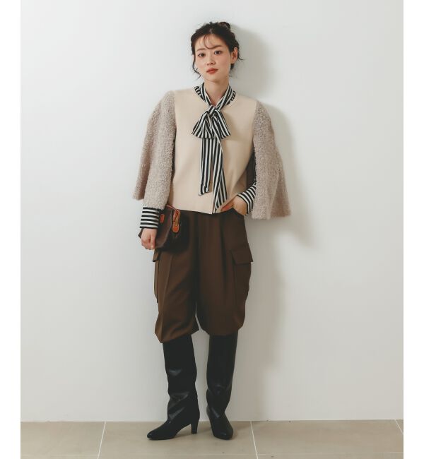  「ストライプボウタイブラウス」|シャツ・ブラウス|