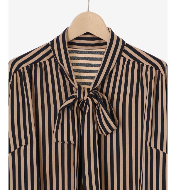  「ストライプボウタイブラウス」|シャツ・ブラウス|