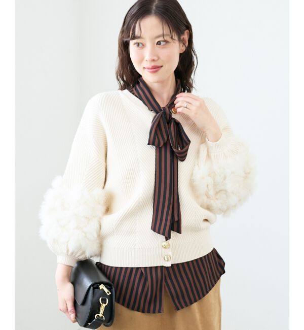  「ストライプボウタイブラウス」|シャツ・ブラウス|