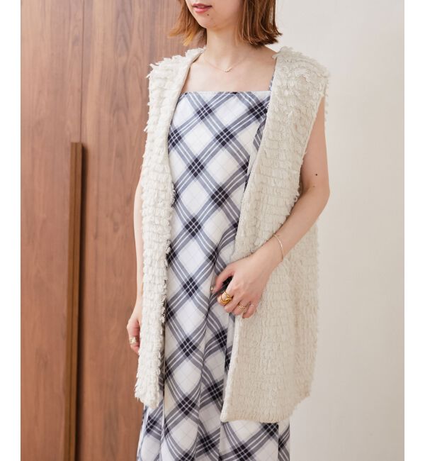 MAJESTICLEGON「ミニループニットベスト」|ベスト・ジレ|