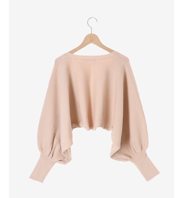 MAJESTICLEGON「チェーン付きショートニットボレロ」|ニット・セーター|