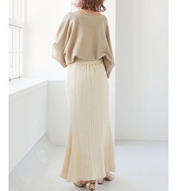 MAJESTICLEGON「チェーン付きショートニットボレロ」|ニット・セーター|