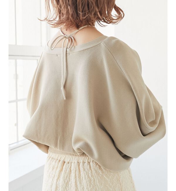 MAJESTICLEGON「チェーン付きショートニットボレロ」|ニット・セーター|