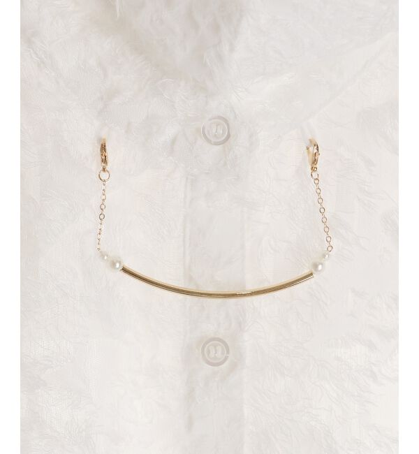 MAJESTICLEGON「アクセサリー付きマルチシャツ」|シャツ・ブラウス|