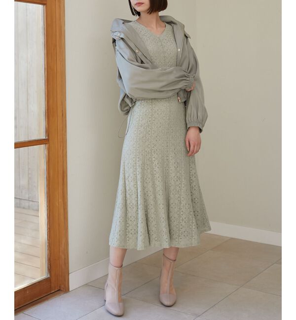 MAJESTICLEGON「レースロングワンピース」|ワンピース|