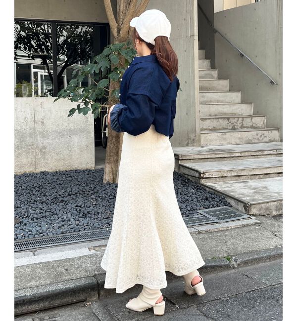 MAJESTICLEGON「レースロングワンピース」|ワンピース|