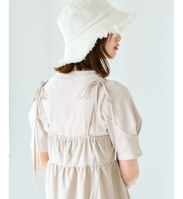 MAJESTICLEGON「ティアードキャミワンピ」|ワンピース|