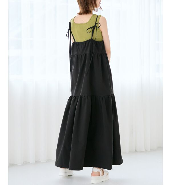 MAJESTICLEGON「ティアードキャミワンピ」|ワンピース|