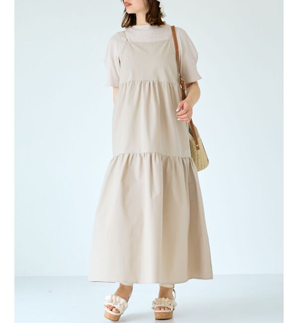 MAJESTICLEGON「ティアードキャミワンピ」|ワンピース|