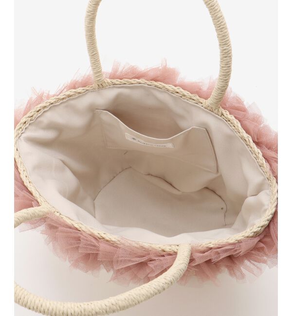  「フリルチュールかごバッグ」|かごバッグ|