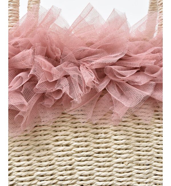  「フリルチュールかごバッグ」|かごバッグ|