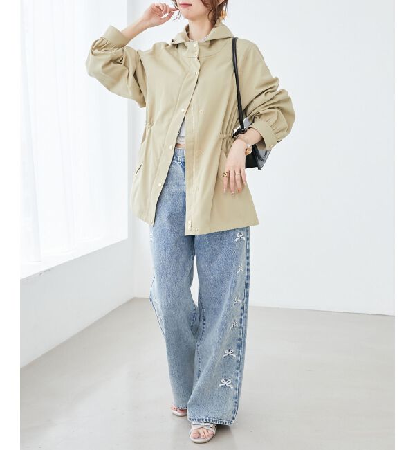 MAJESTICLEGON「ウエストきゅっとミディブルゾン」|ブルゾン・スタジャン|