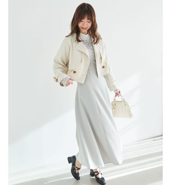 MAJESTICLEGON「ショートトレンチコート」|トレンチコート|