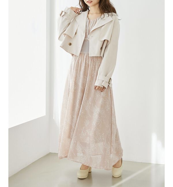 MAJESTICLEGON「ショートトレンチコート」|トレンチコート|