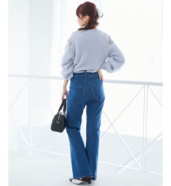  「ショルダーレースシャギーニット」|ニット・セーター|