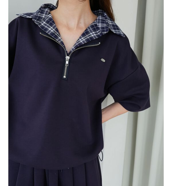  「レイヤード風スウェットセットアップ」|ワンピース|