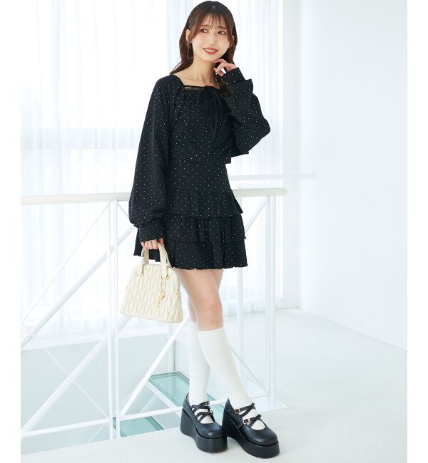  「ラインストーンキャミ＆ボレロセット」|その他|