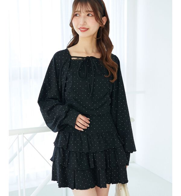  「ラインストーンキャミ＆ボレロセット」|その他|