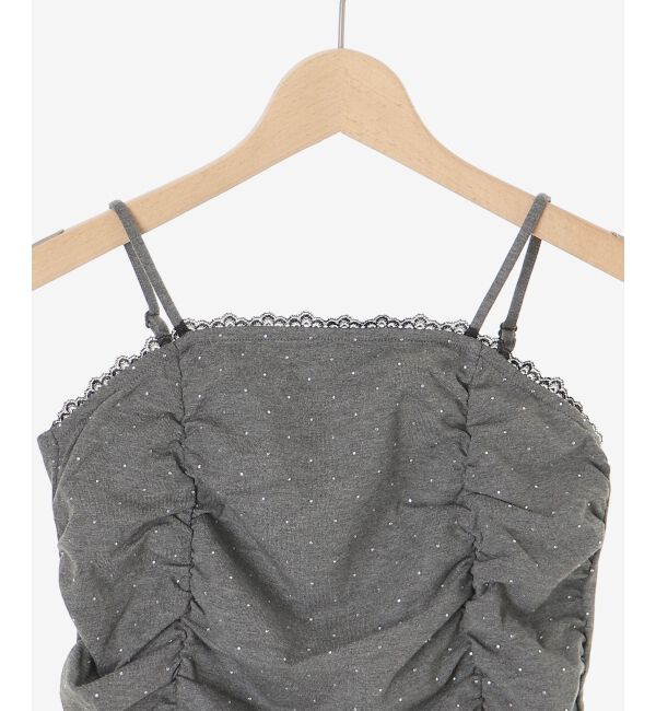  「ラインストーンキャミ＆ボレロセット」|その他|