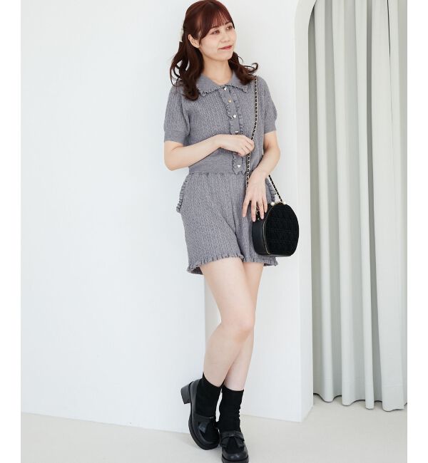  「ミニケーブルショートパンツ」|その他|