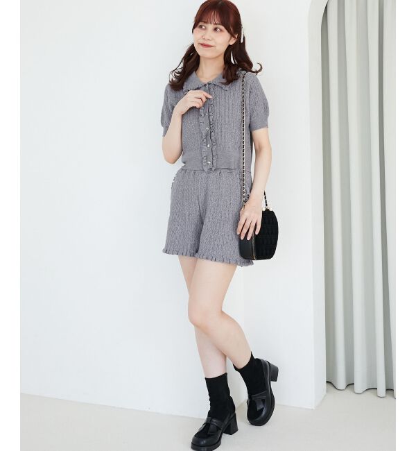  「ミニケーブルショートパンツ」|その他|