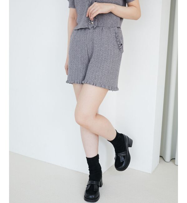  「ミニケーブルショートパンツ」|その他|