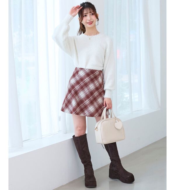  「バックリボンシャギーニット」|ニット・セーター|