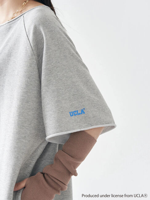 earth music&ecology「別注 UCLA ミニ裏毛ガゼットワンピース」|ワンピース|