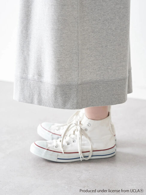 earth music&ecology「別注 UCLA ミニ裏毛ガゼットワンピース」|ワンピース|