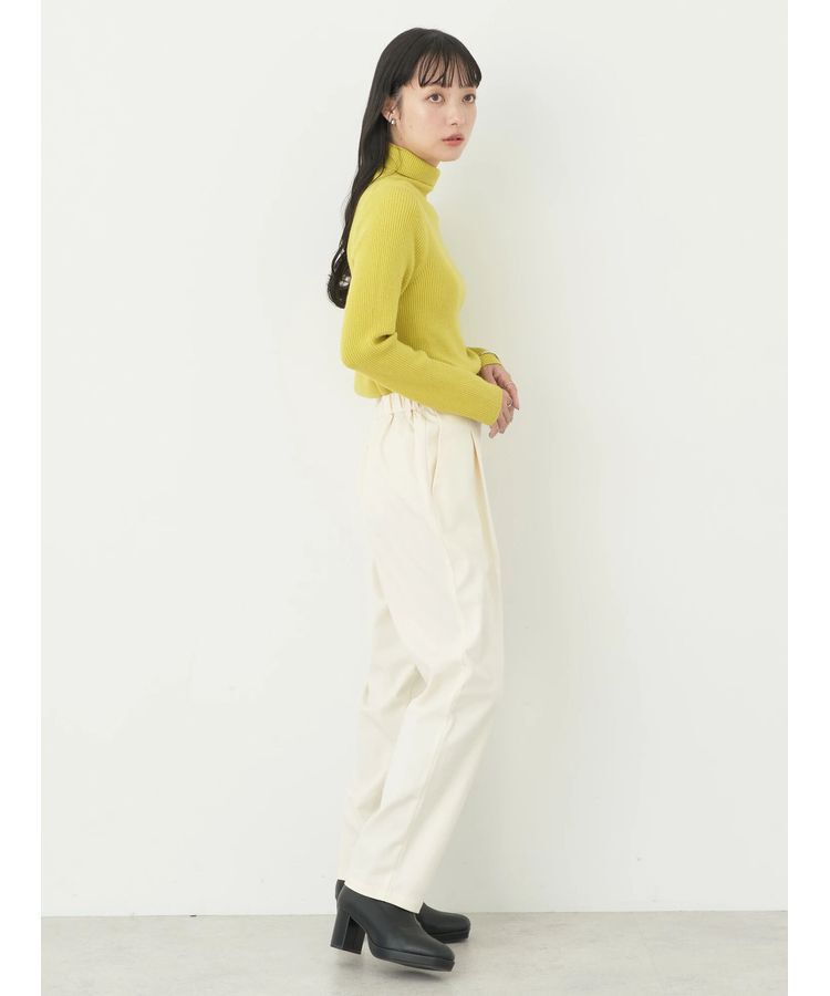 earth music&ecology「やわらかタッチリブタートルネックプルオーバー」|ニット・セーター|