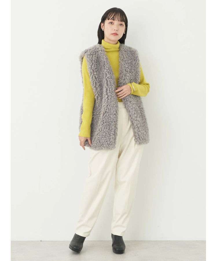 earth music&ecology「やわらかタッチリブタートルネックプルオーバー」|ニット・セーター|