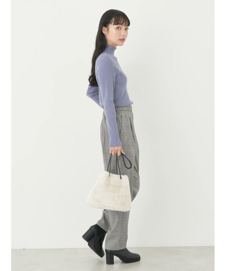 earth music&ecology「やわらかタッチリブタートルネックプルオーバー」|ニット・セーター|