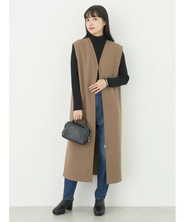 earth music&ecology「やわらかタッチリブタートルネックプルオーバー」|ニット・セーター|