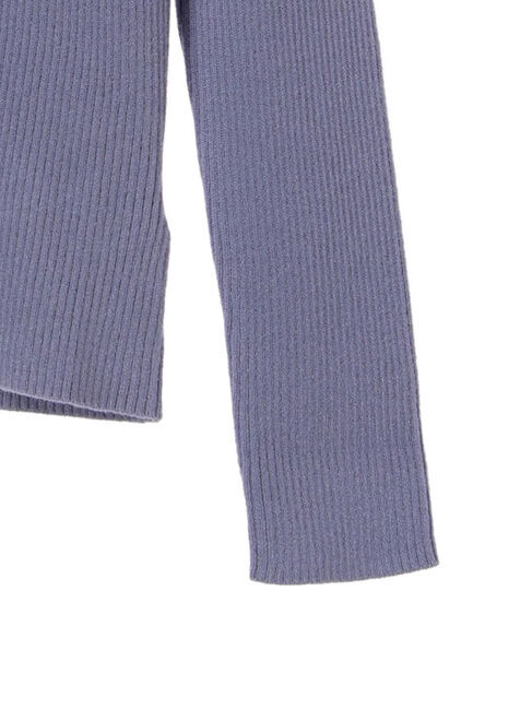 earth music&ecology「やわらかタッチリブタートルネックプルオーバー」|ニット・セーター|