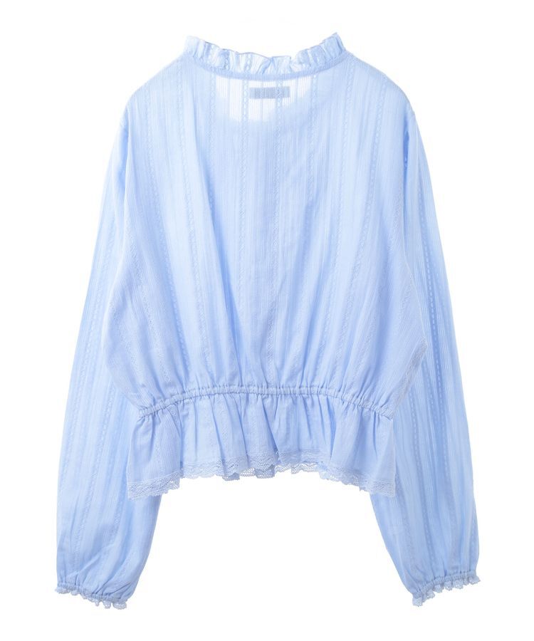 earth music&ecology「ピンタックフリルブラウス」|シャツ・ブラウス|