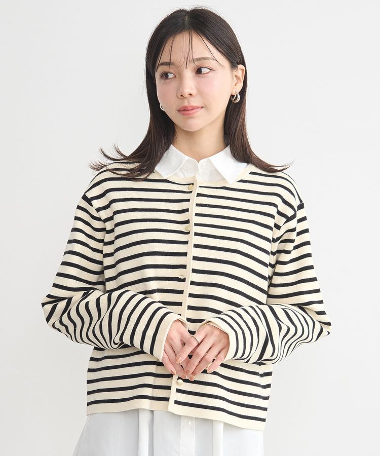 earth music&ecology「スポンディッシュポケット付きカーディガン」|カーディガン|