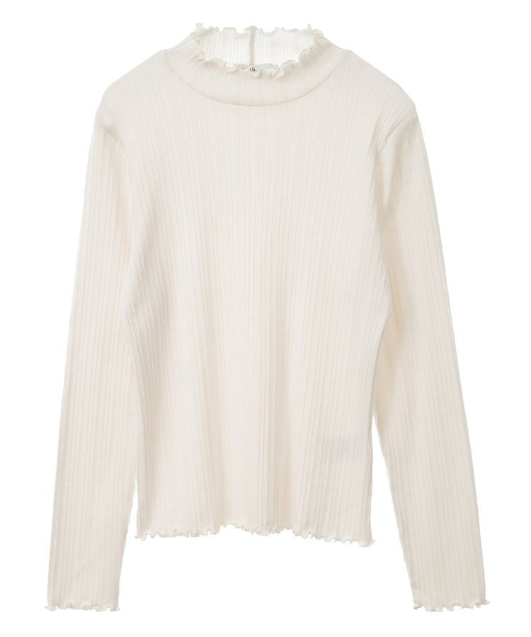 earth music&ecology「ランダムチェーンリブハイネックプルオーバー」|Tシャツ・カットソー|